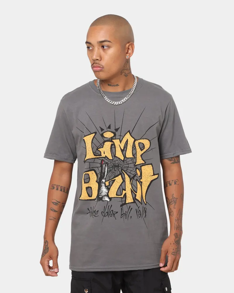 Limp Bizkit Dollar Bill T-Shirt Grey 1