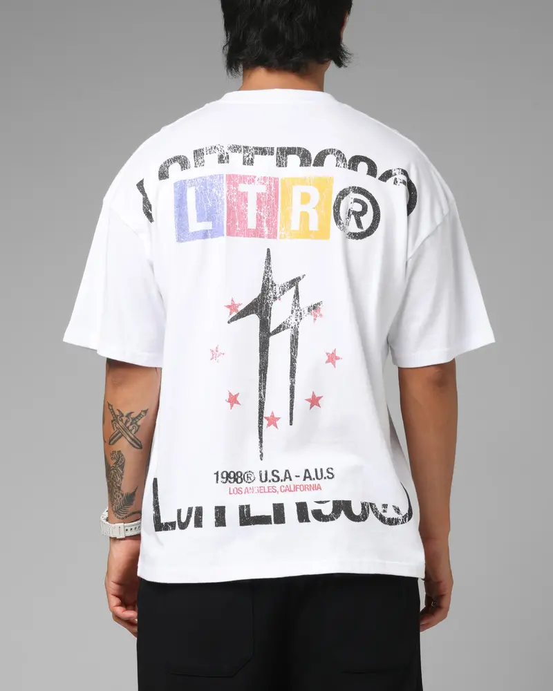 Loiter 98 Union T-Shirt White 1