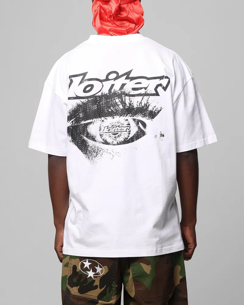 Loiter All Seeing Eye T-Shirt White 1