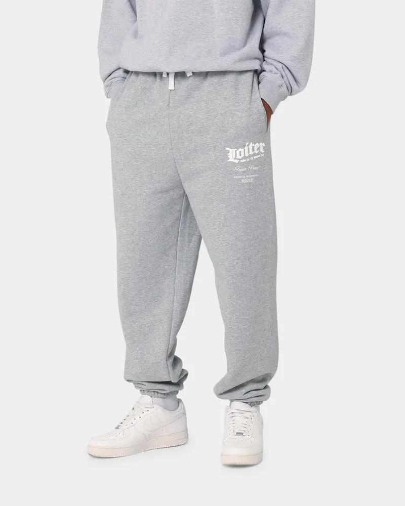 Loiter Art Studio Trackpants Grey 1