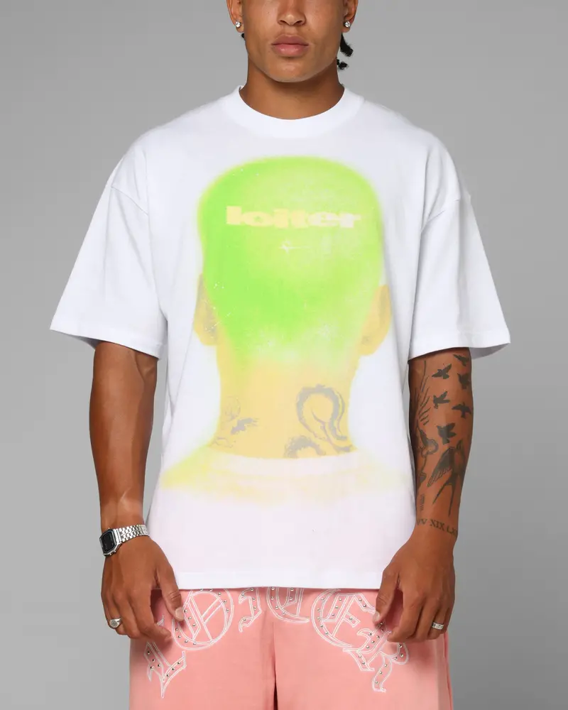 Loiter Backview T-Shirt White 1