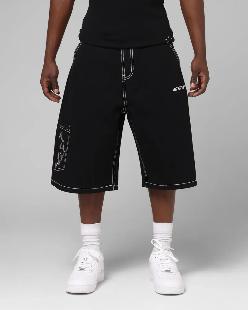 Loiter Biker Jorts Black 1
