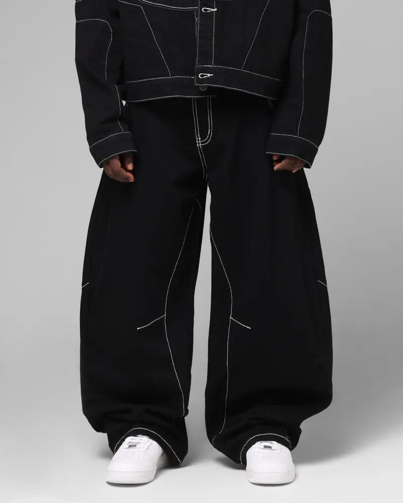Loiter Biker Raver Jeans Black 1