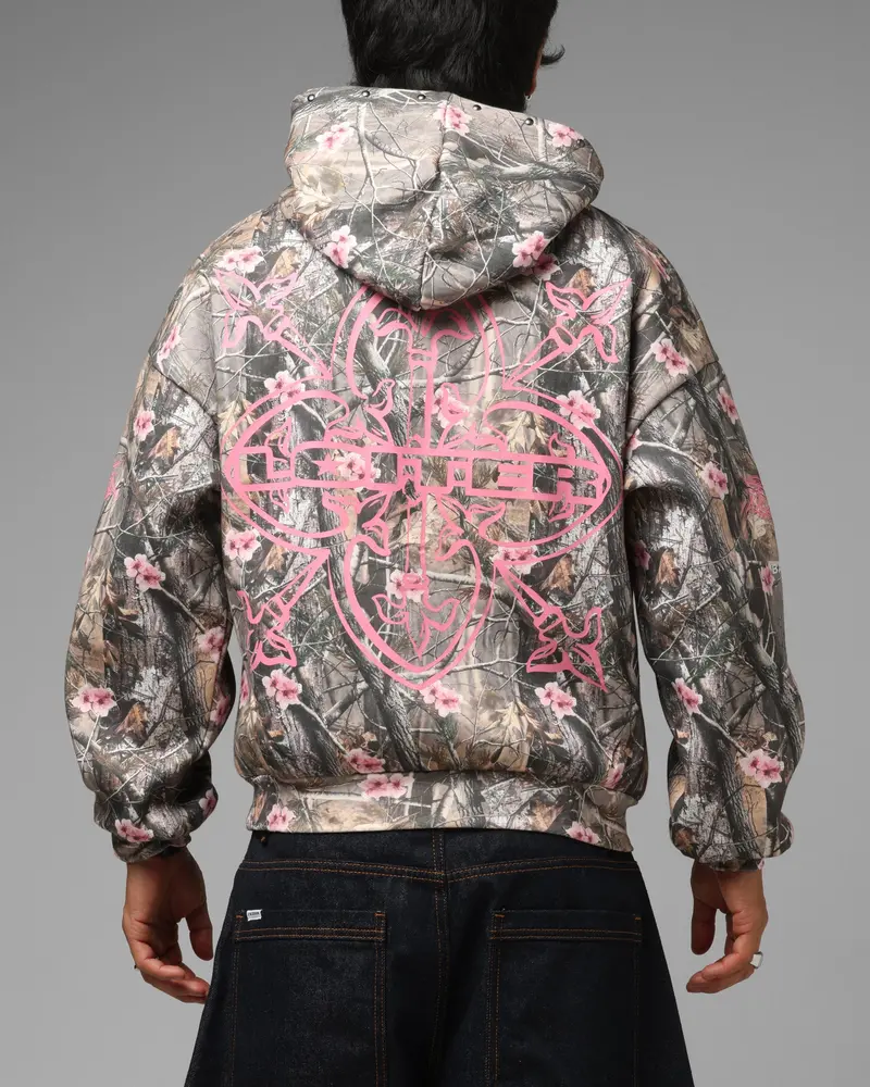 Loiter Blade Hoodie Pink Real Tree 1