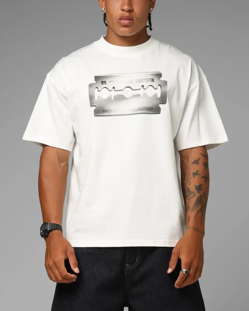 Loiter Blade T-Shirt Off White 1