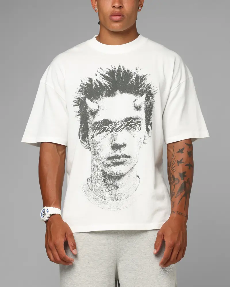 Loiter Born Again T-Shirt Off White 1