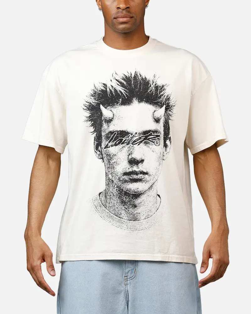 Loiter Born Again T-Shirt Off White 1