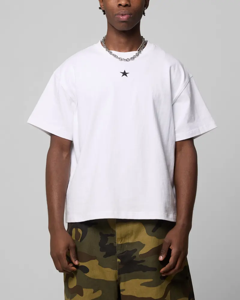 Loiter Boxer Fitted T-Shirt White 1