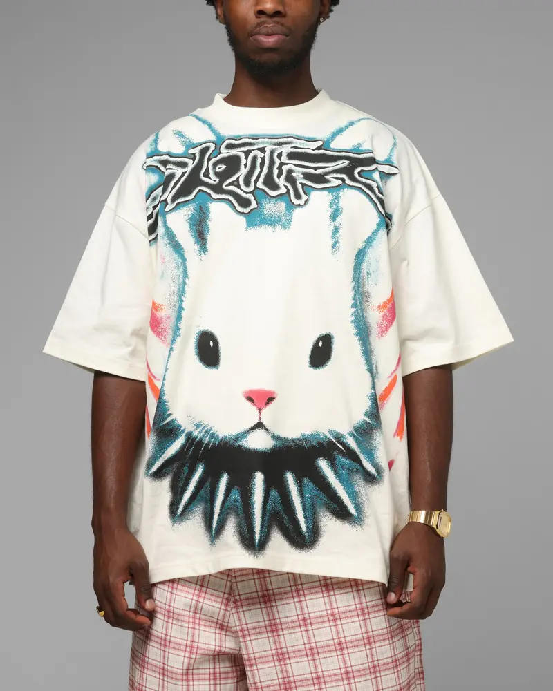 Loiter Bunny T-Shirt White 1