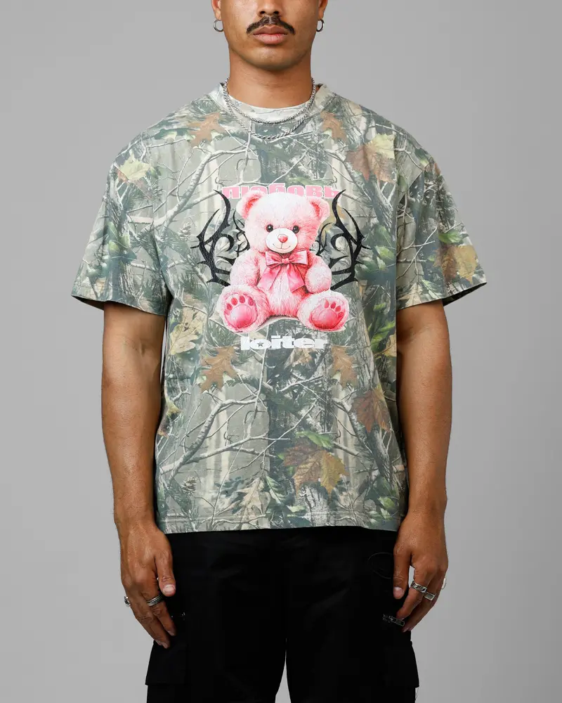 Loiter Care Vintage T-Shirt Real Tree Camo 1