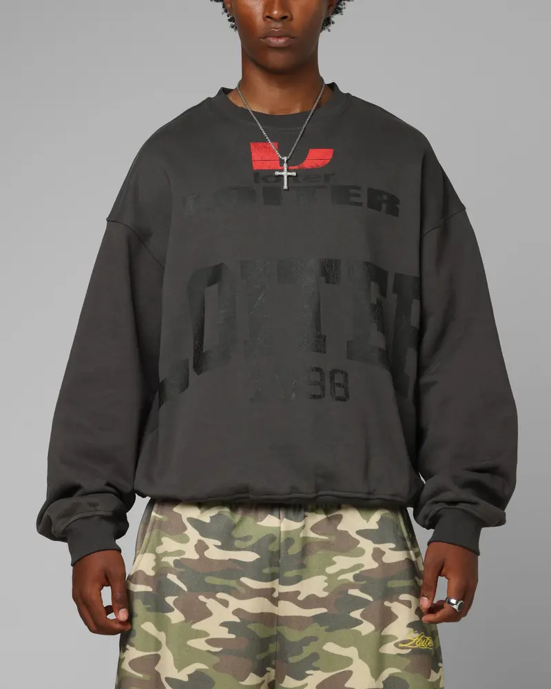 Loiter Champ Crewneck Black 1