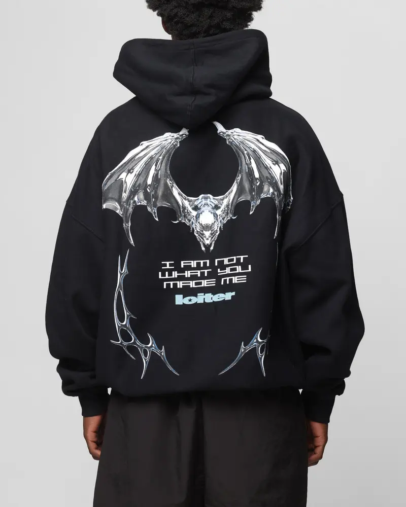 Loiter Chrome Deceiver Hoodie Black 1