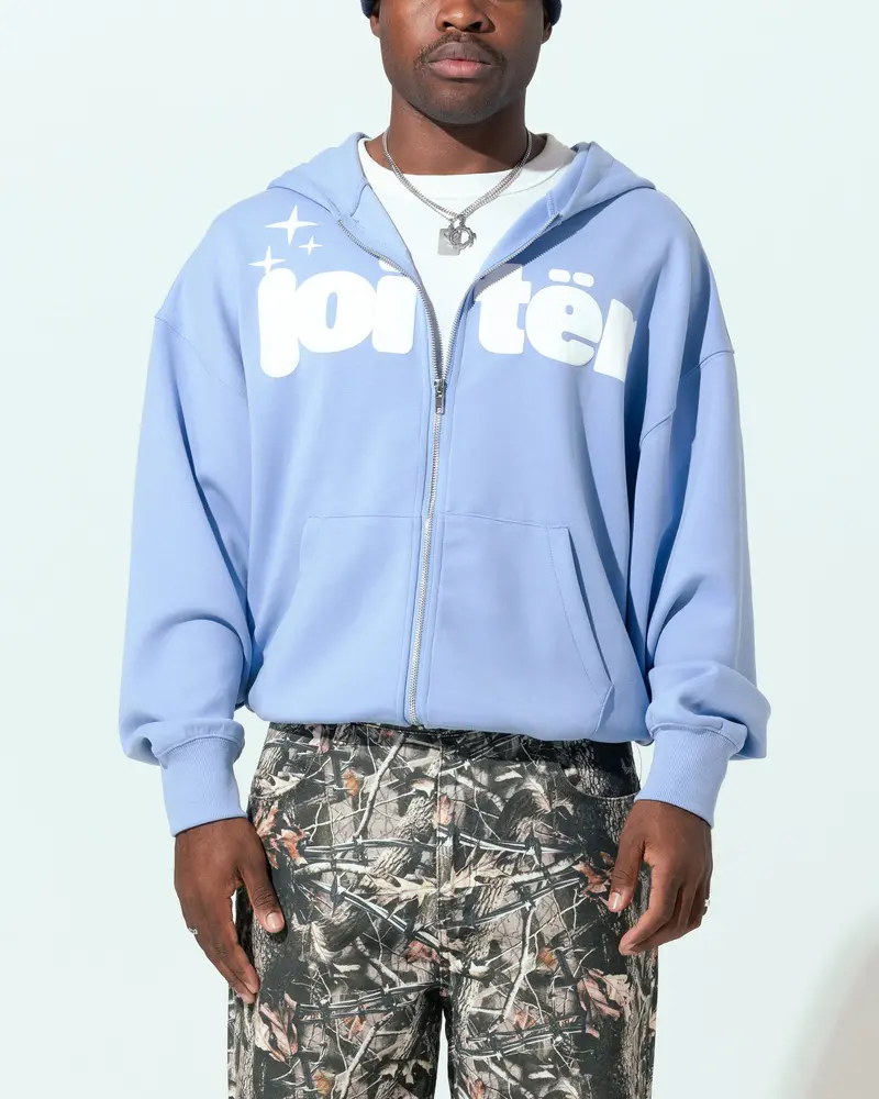 Loiter Cloud 9 Zip Hoodie Blue 1