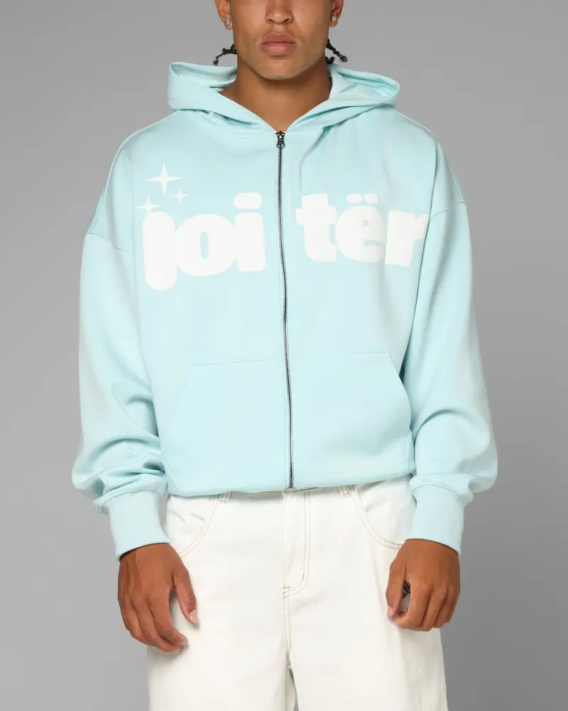 Loiter Cloud 9 Zip Hoodie Light Blue 1