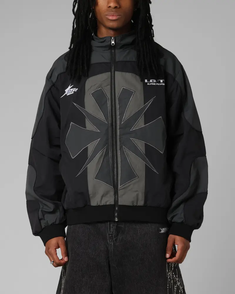 Loiter Club Classic Track Jacket Black 1
