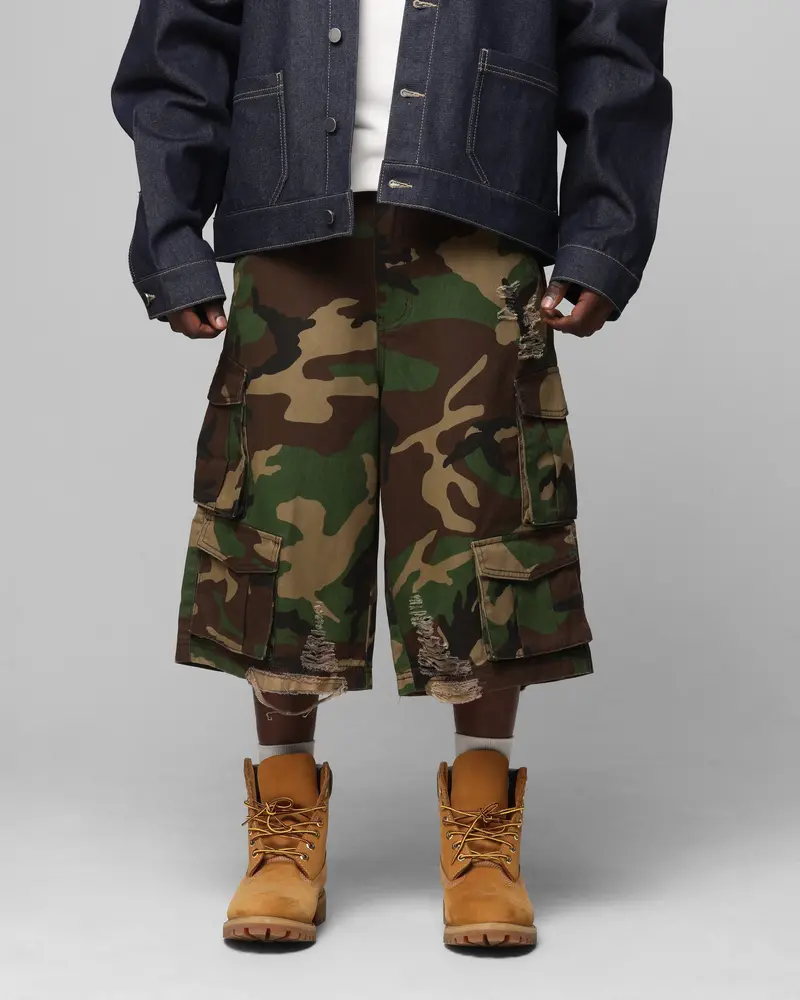 Loiter Collateral Cargo Shorts Camo 1