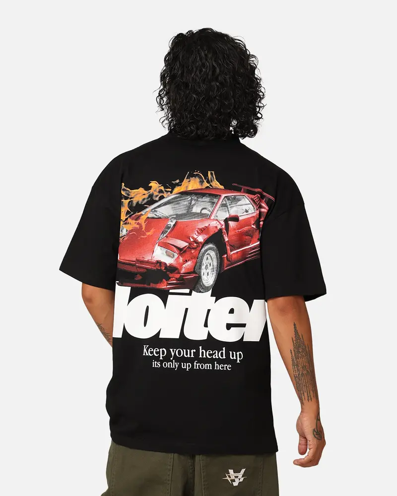 Loiter Collision T-Shirt Black 1
