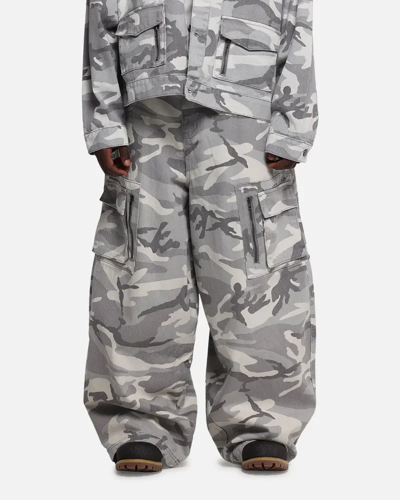 Loiter Combat Cargo Pants Snow Camo 1