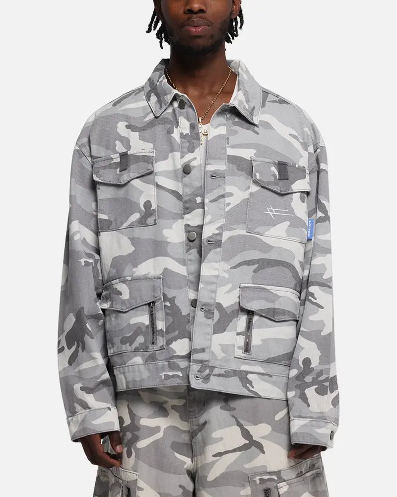 Loiter Combat Utility Jacket Snow Camo 1