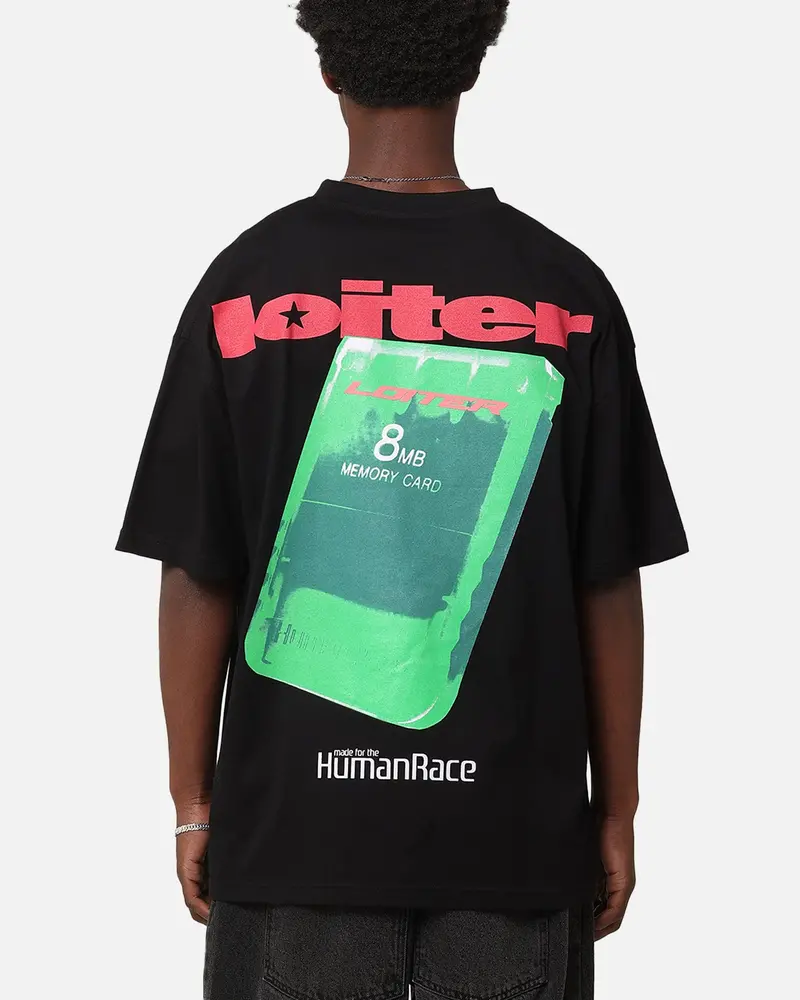 Loiter Core Memory T-Shirt Black 1