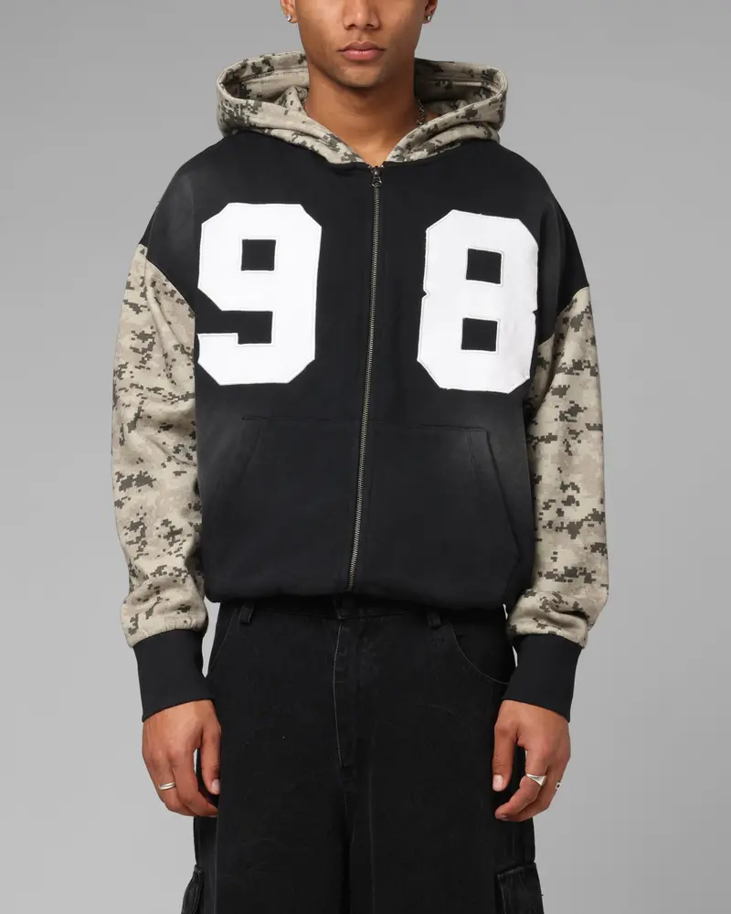 Loiter Cosmos Hoodie Black/Camo 1