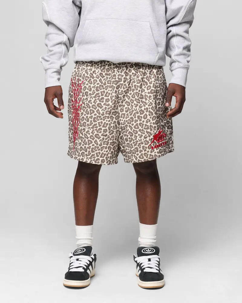 Loiter Cyber Beach Shorts Snow Leopard 1