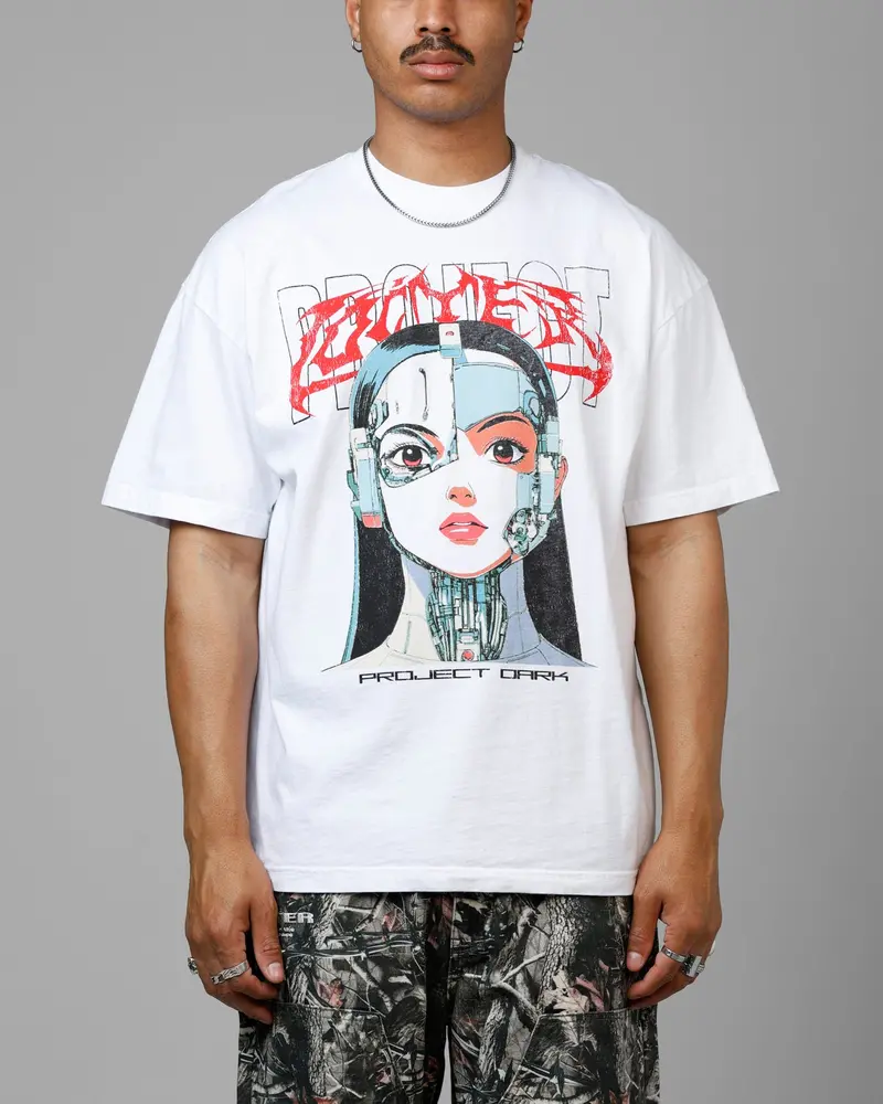 Loiter Cyber Geisha Vintage T-Shirt White 1