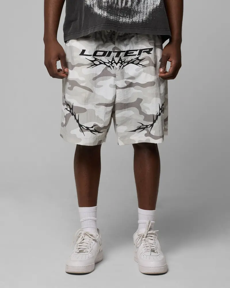 Loiter Cyber Walk Shorts Snow Camo 1