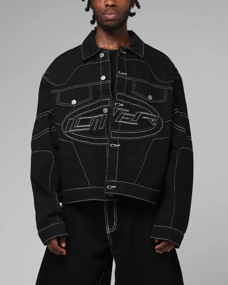 Loiter Daytona Denim Jacket Black 1