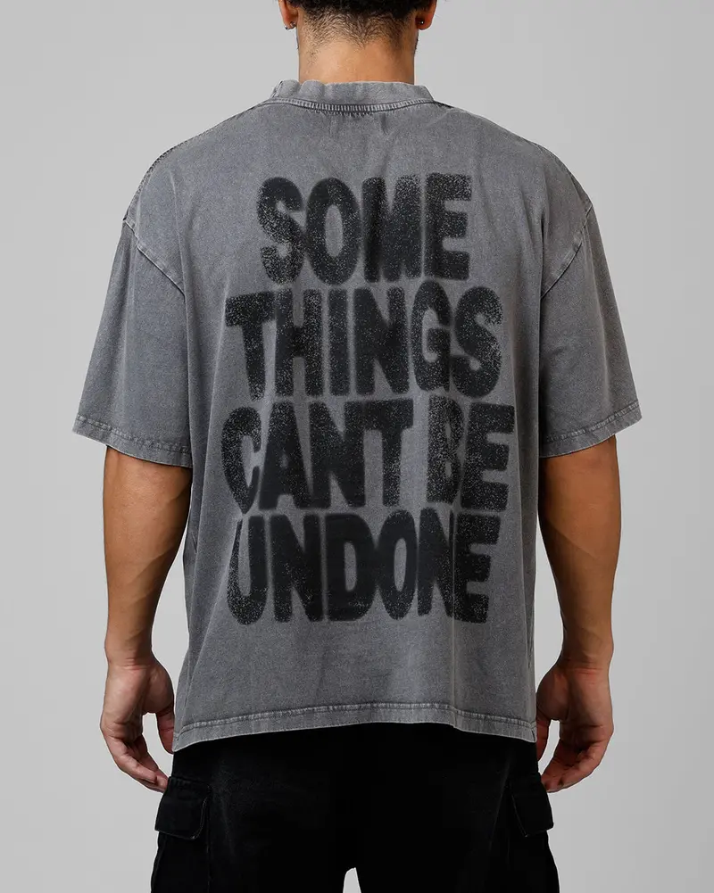 Loiter Desire T-Shirt Washed Charcoal 1