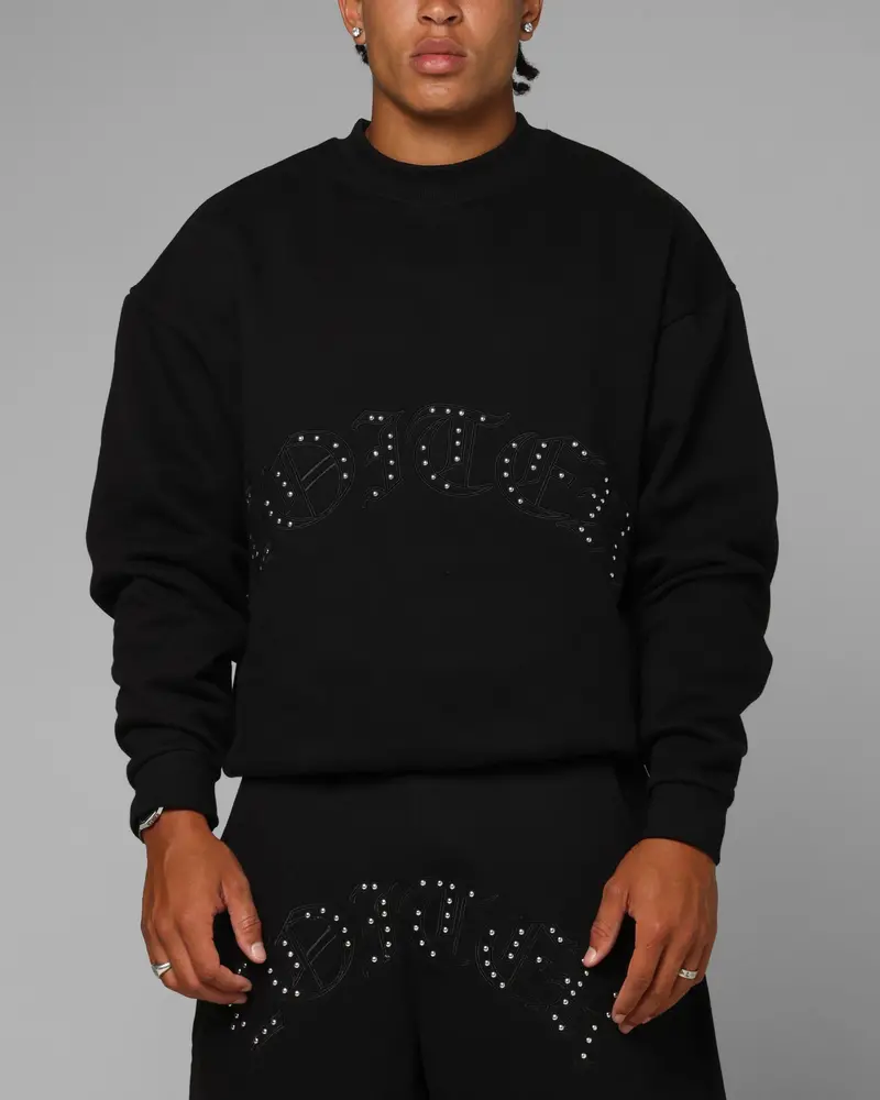Loiter Destruct Crewneck Black 1
