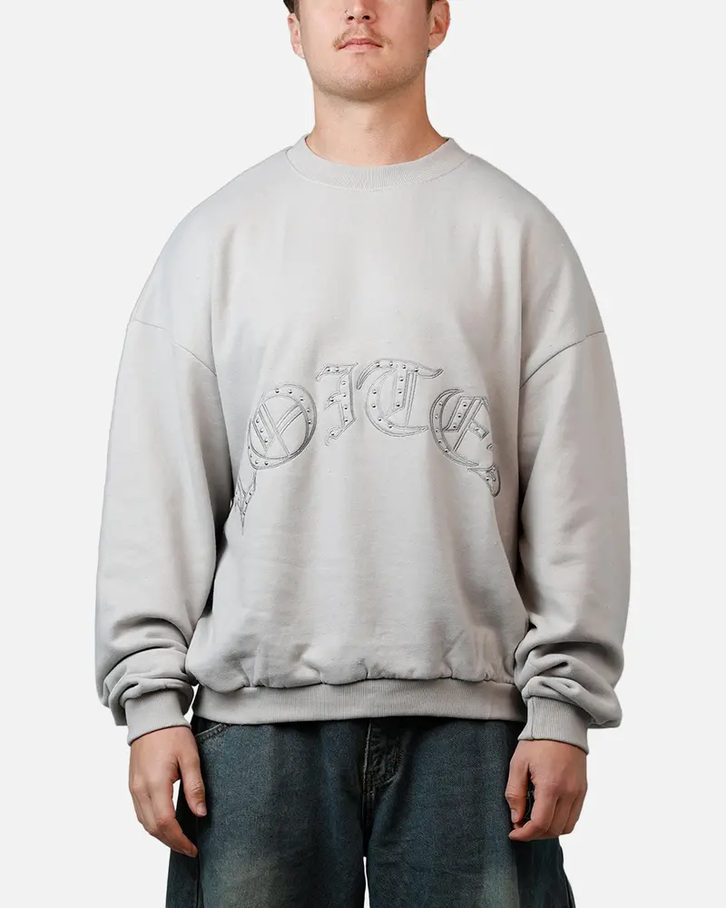 Loiter Destruct Crewneck Grey 1