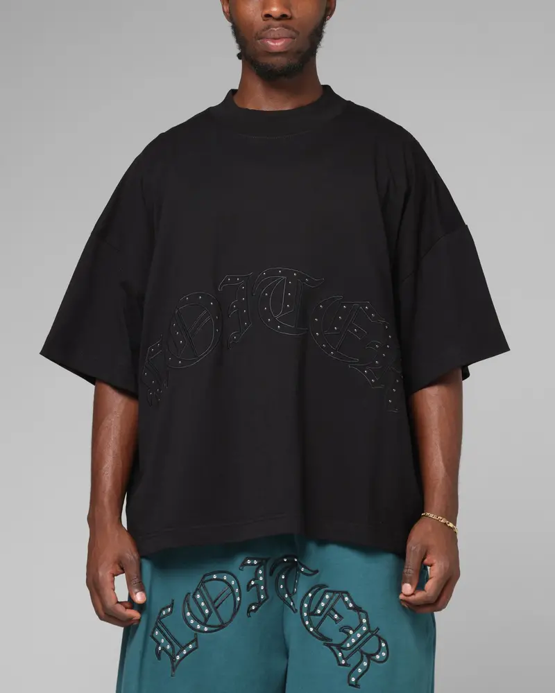 Loiter Destruct T-Shirt Black 1