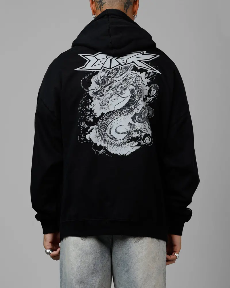 Loiter Draco Born Premium Hoodie Black 1
