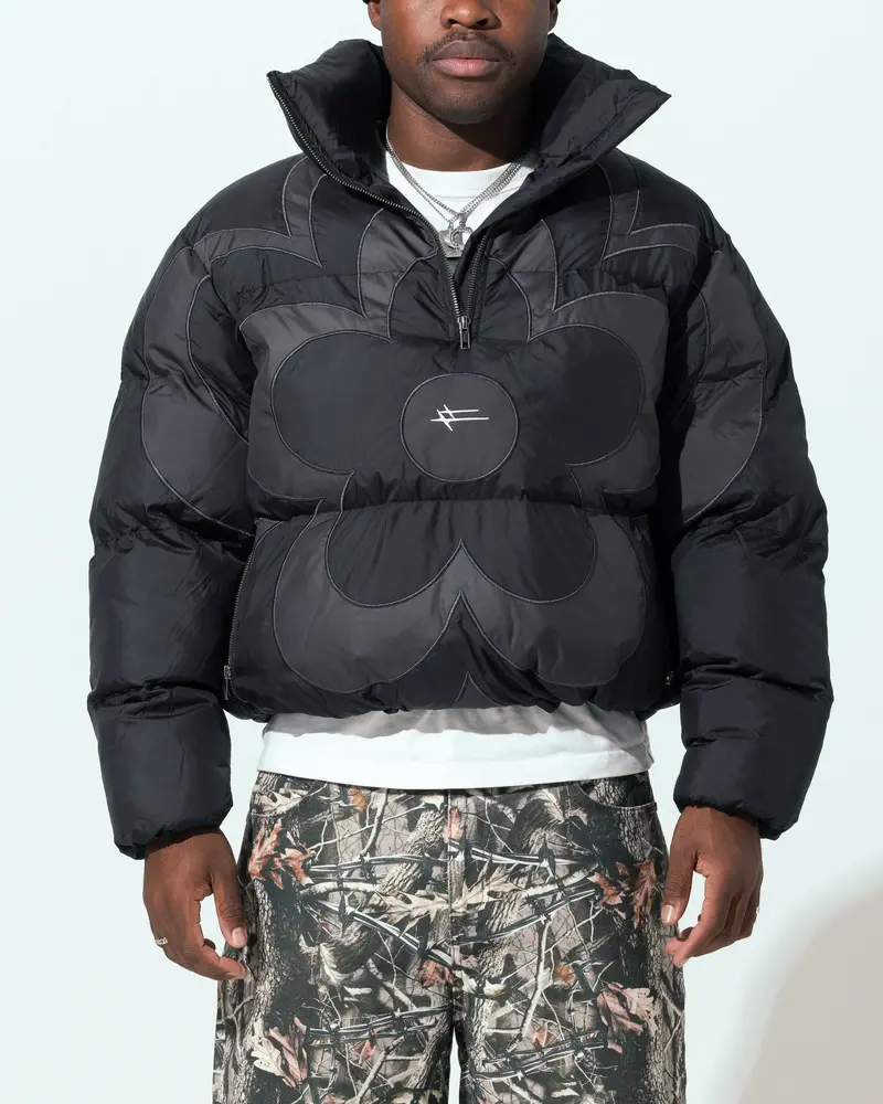 Loiter Eden Puffer Jacket Black 1
