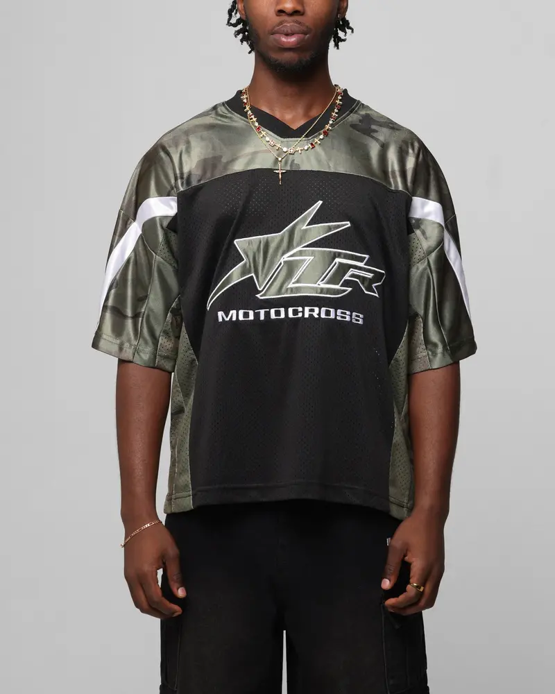 Loiter End Zone Jersey Black/Camo 1