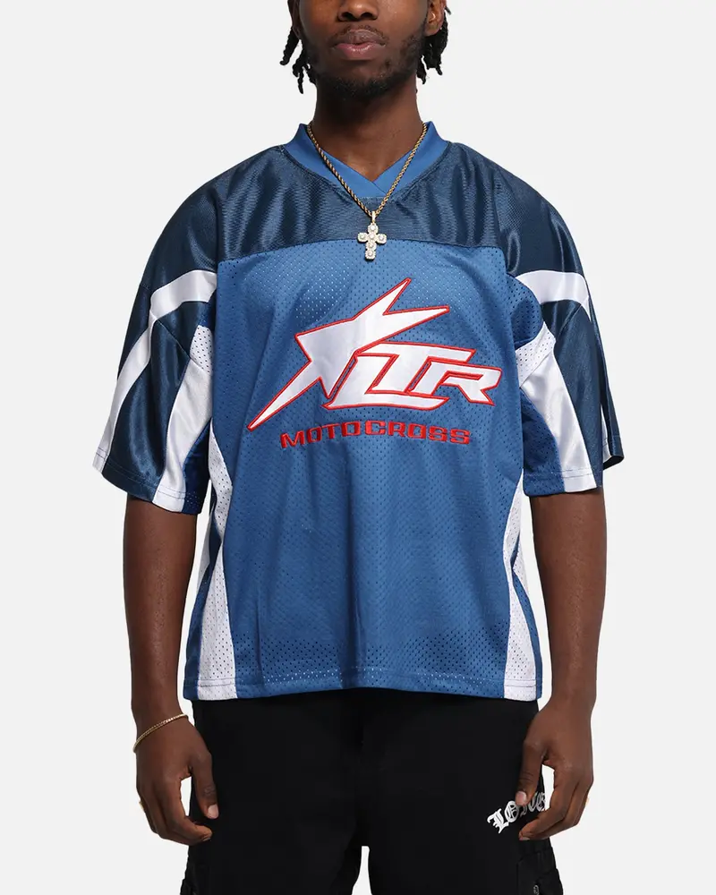 Loiter End Zone Jersey Navy 1