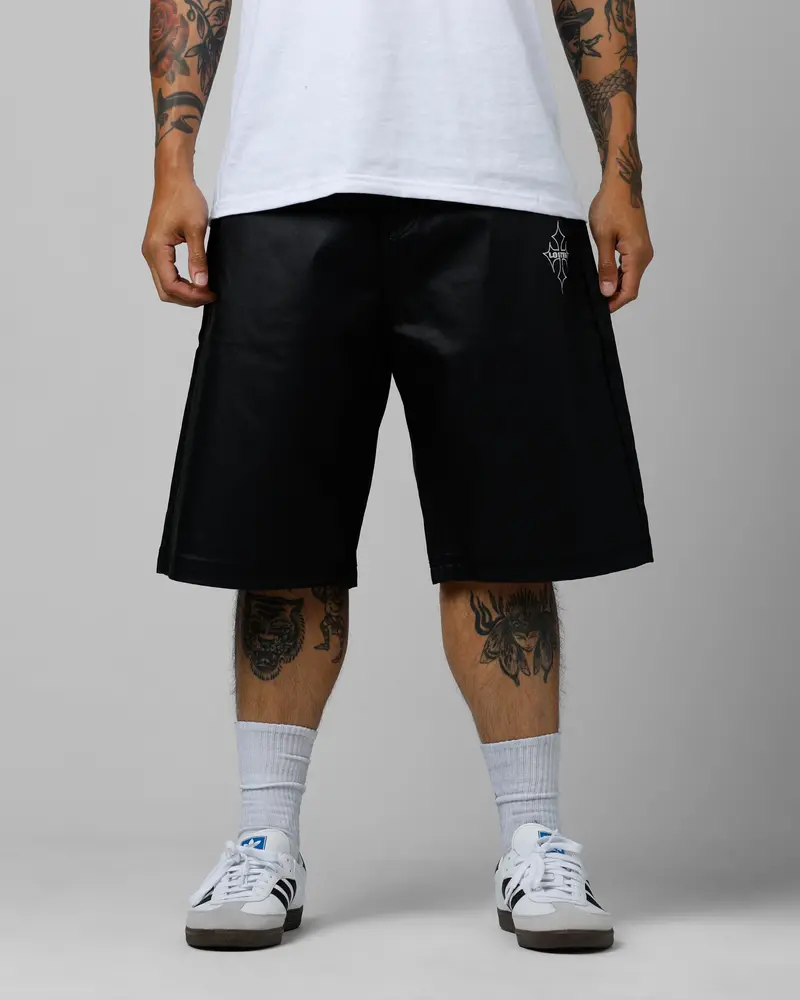 Loiter F-16 Denim Jorts Black 1