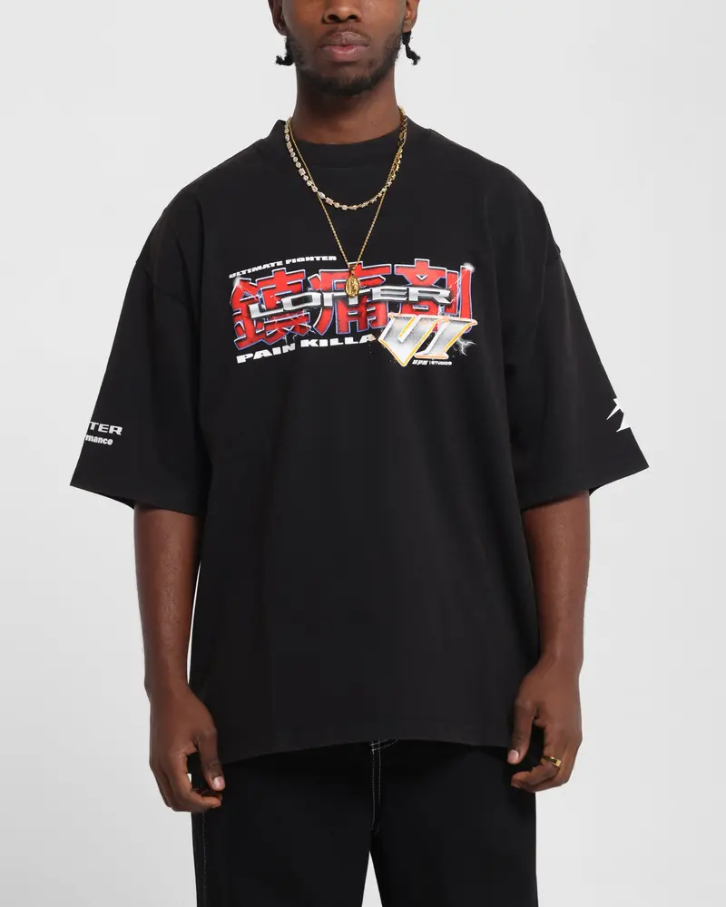 Loiter Fighter Vintage T-Shirt Vintage Black 1