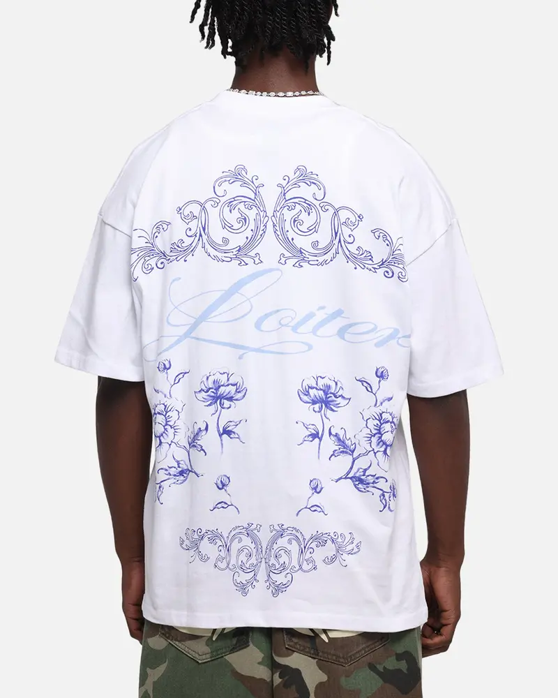 Loiter Fine China T-Shirt White 1