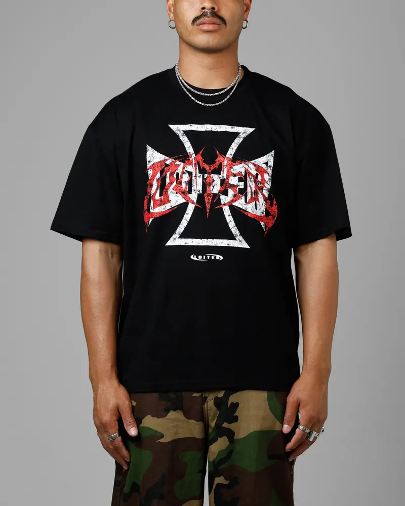 Loiter Forged T-Shirt Black 1