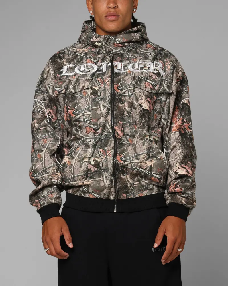 Loiter Fracture Hoodie Real Tree Camo 1