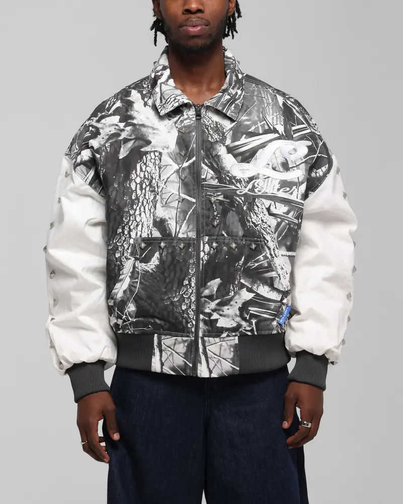 Loiter Frontier Varsity Jacket Real Tree Camo 1