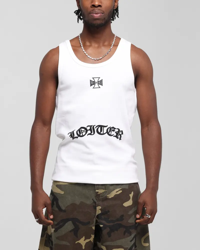 Loiter Gothic Tank Off White 1