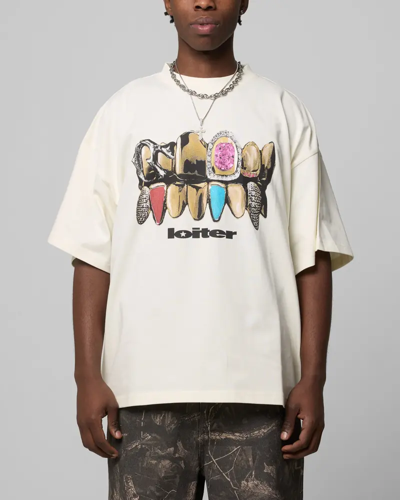 Loiter Grill Set T-Shirt Off White 1