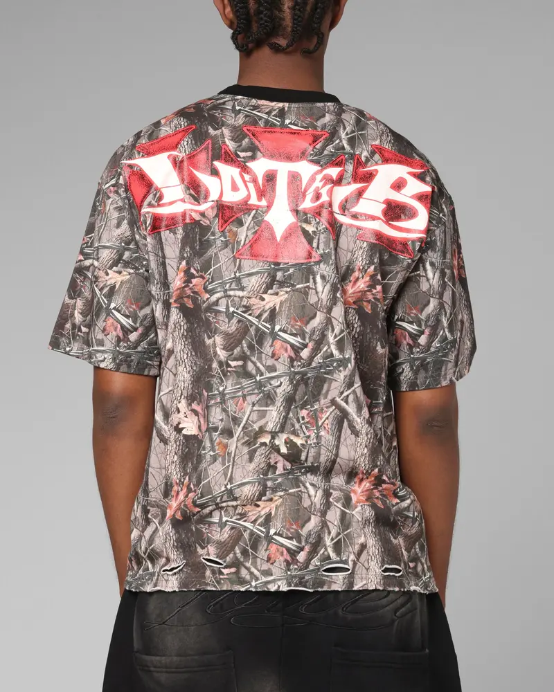 Loiter Holy Fire Premium T-Shirt Real Tree Camo 1