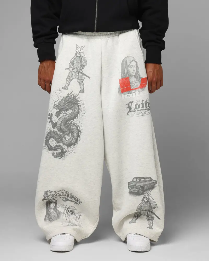 Loiter Holy Flame Sweatpants Grey 1