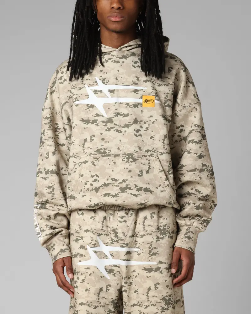 Loiter Hybrid Hoodie Digi Camo 1
