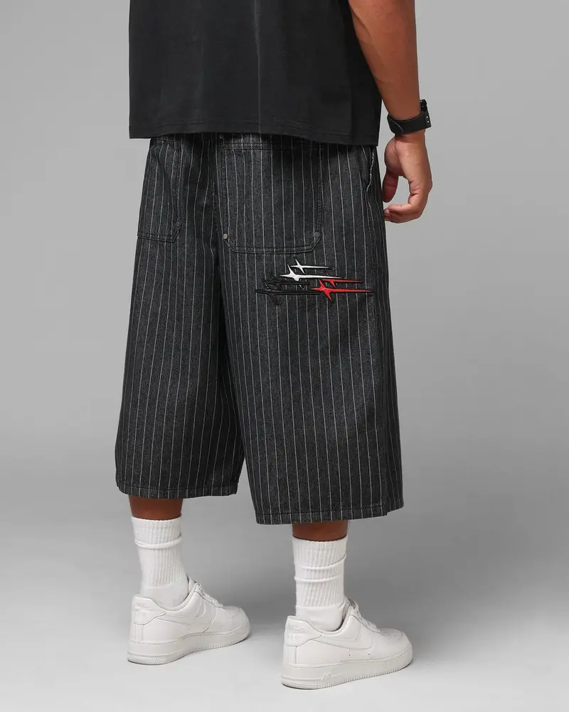 Loiter Hybrid Patch Shorts Black 1
