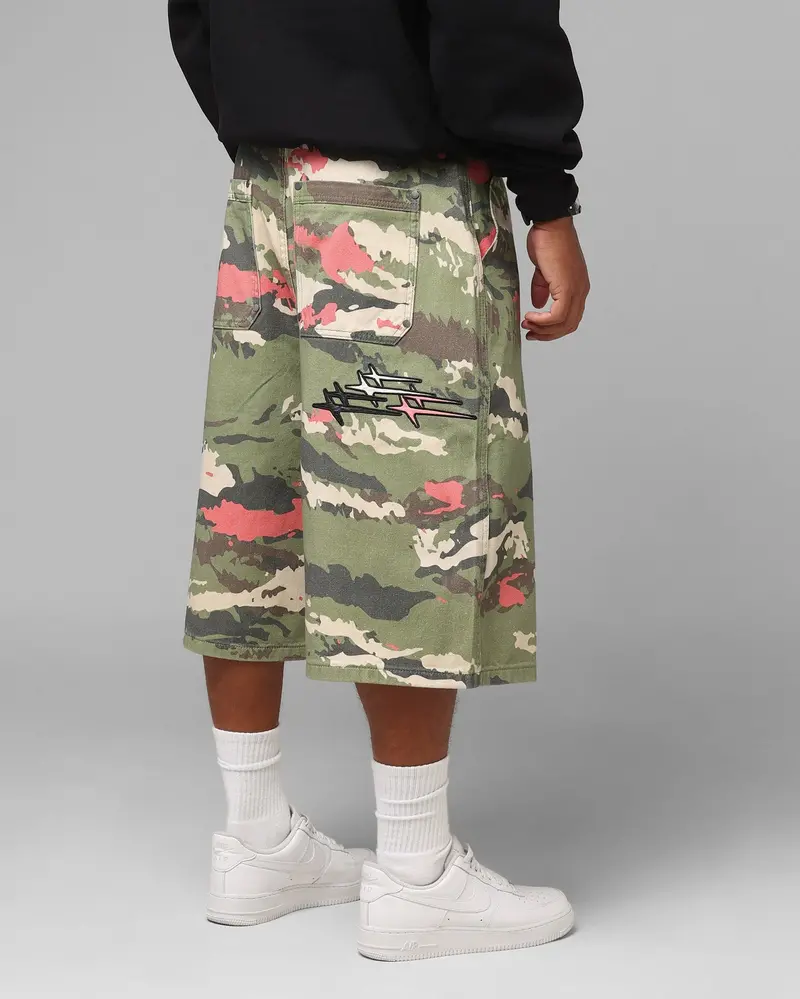 Loiter Hybrid Patch Shorts Camo 1
